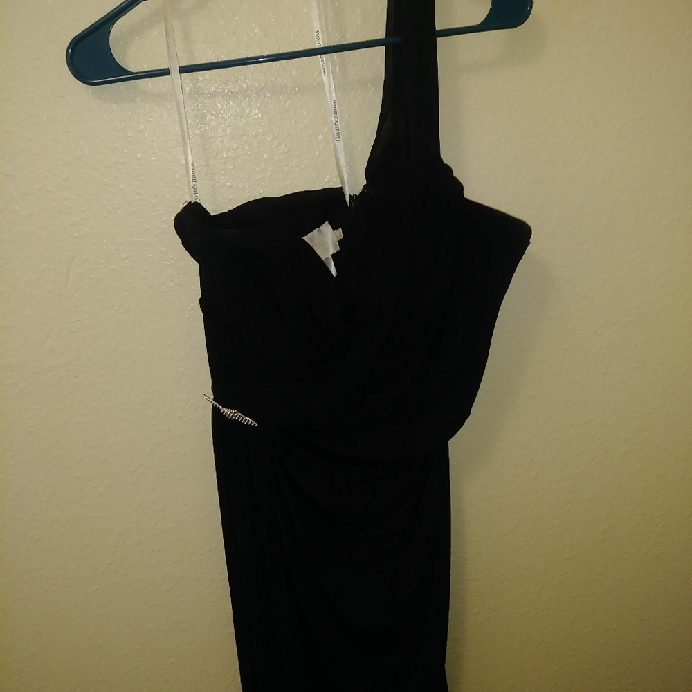 David's bridal black dress